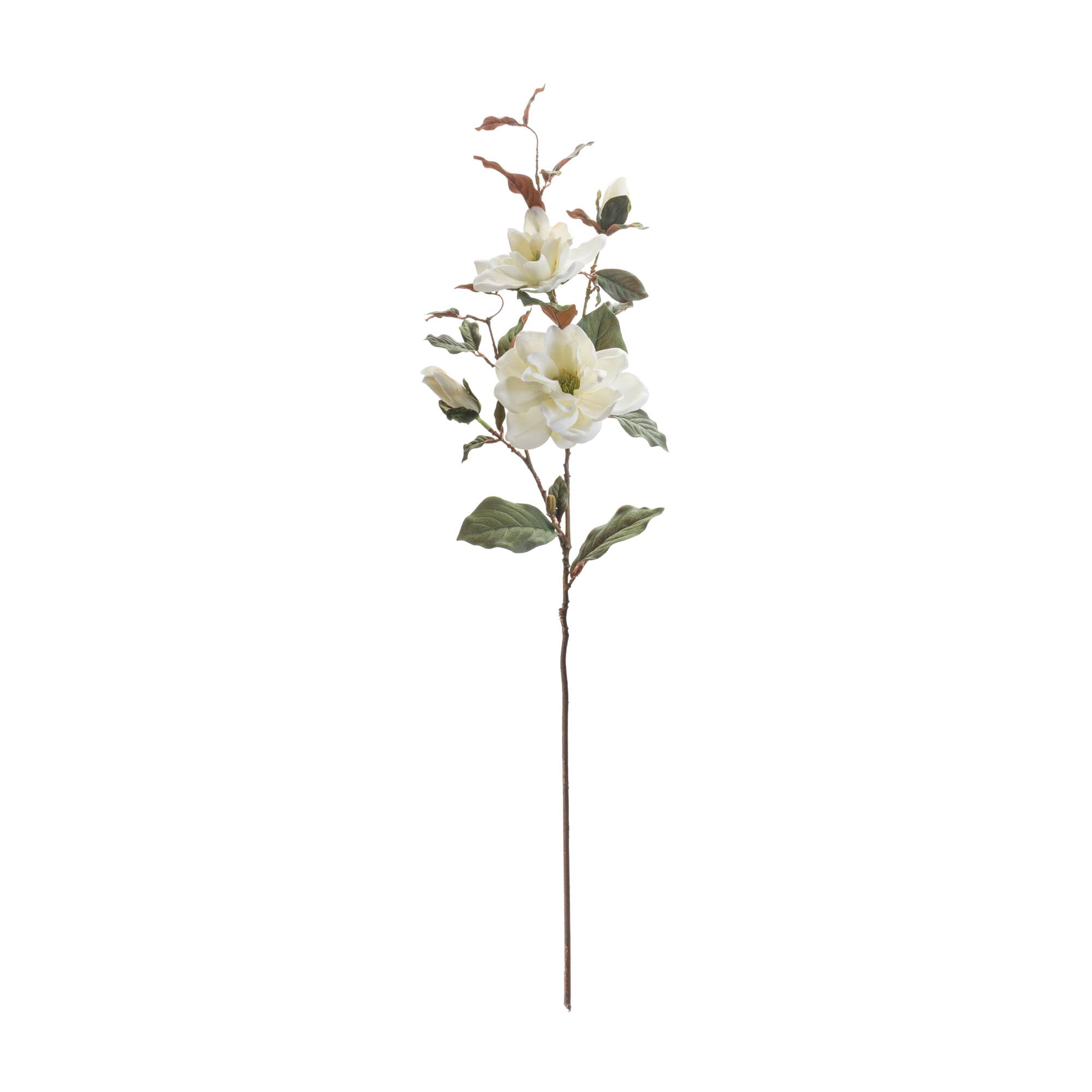 37.5" White Magnolia Floral Sprays, 2ct.